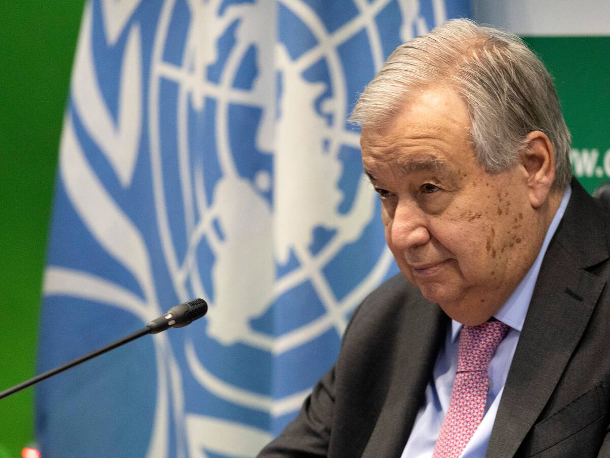 Guterres dijo que es “especialmente alarmante” la tanda de ataques de Israel contra Yemen