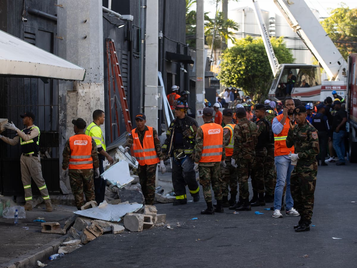 Desplome de techo de una discoteca en Santo Domingo deja al menos 18 muertos