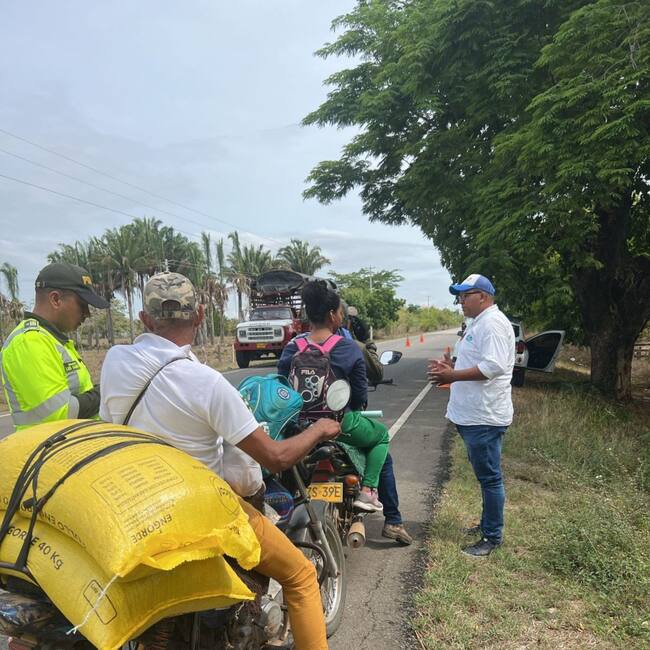 Inspección a vehículos/ Corpamag