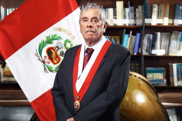 Fernando Rospigliosi, presidente del Congreso del Perú. FOTO: Congreso del Perú/Instagram