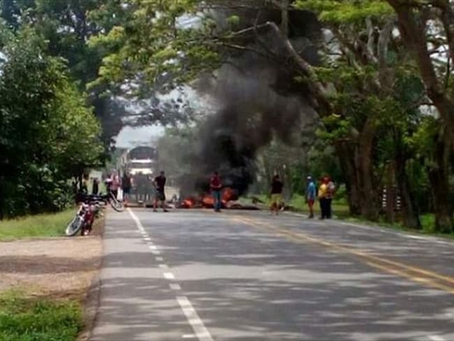 Vía Sahagún-Chinú. Foto: Cortesía