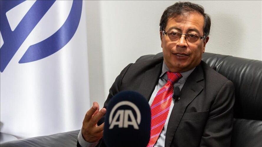 Gustavo Petro habló con la Agencia Anadolu sobre el nuevo Congreso y el futuro de su movimiento político Colombia Humana, con el que alcanzó la segunda vuelta en las elecciones presidenciales de Colom. Foto: