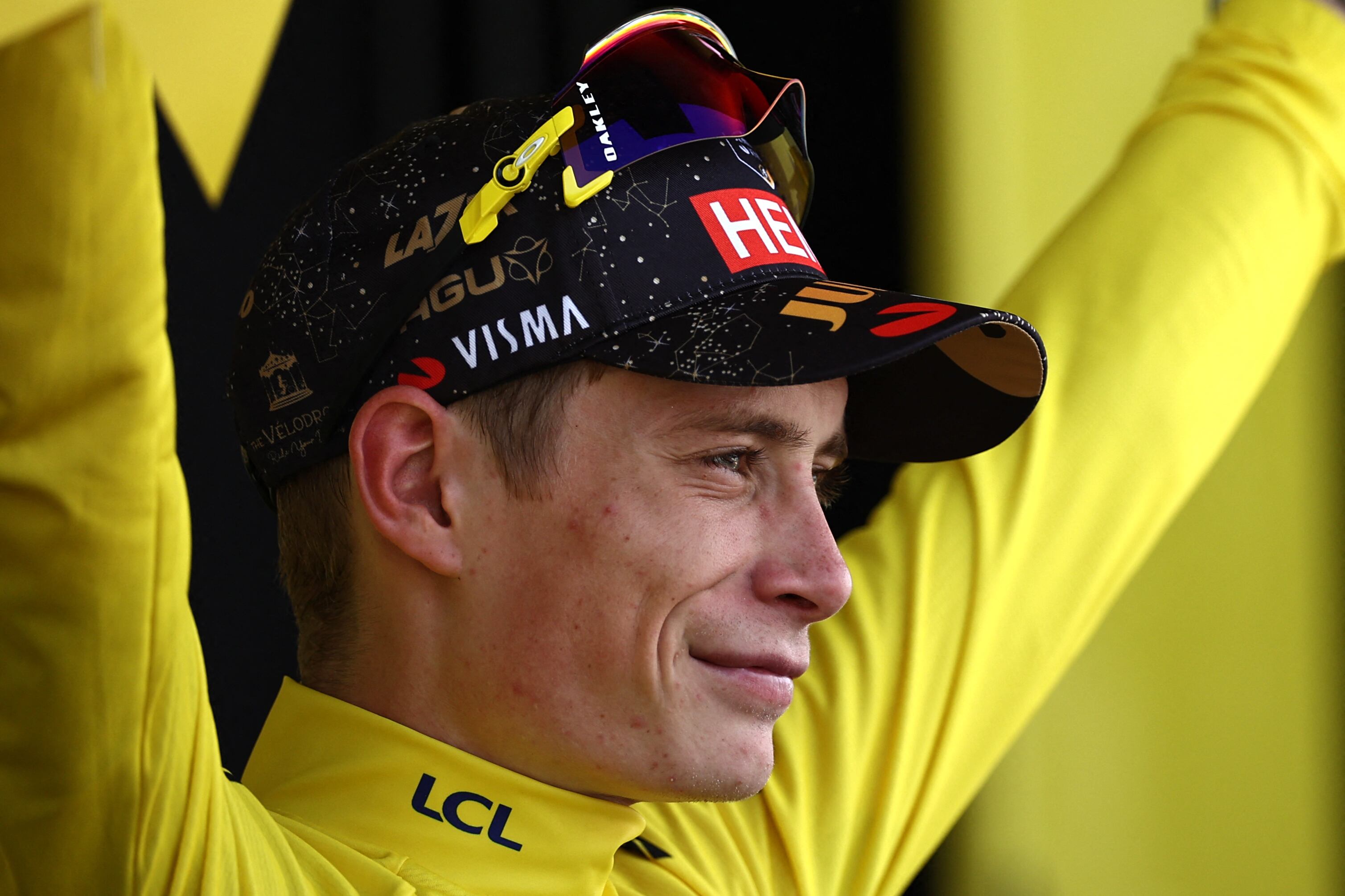 Jonas Vingegaard, líder de la clasificación general de la carrera. (Photo by ANNE-CHRISTINE POUJOULAT/AFP via Getty Images)