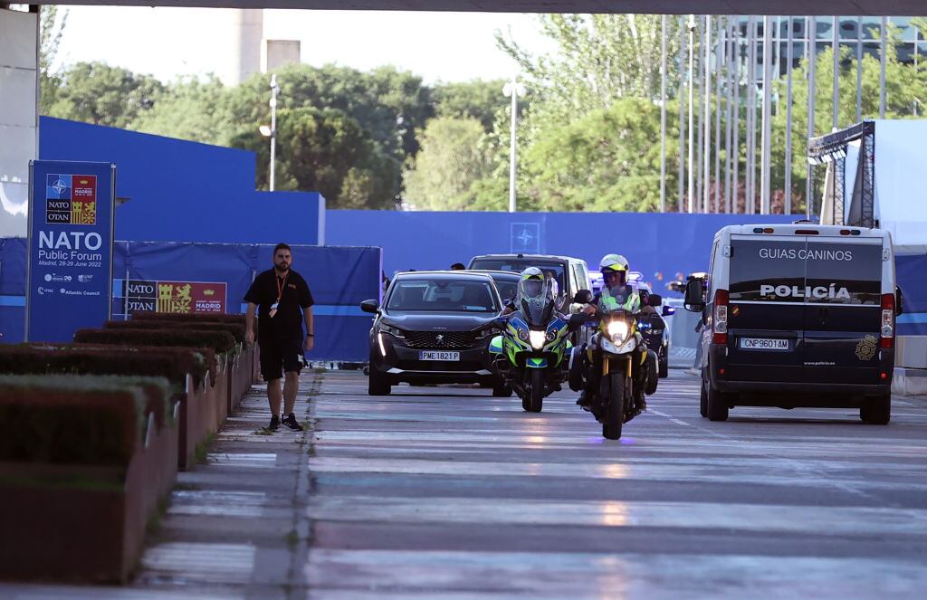 Seguridad en la cumbre de la OTAN en Madrid. Foto: Getty Images