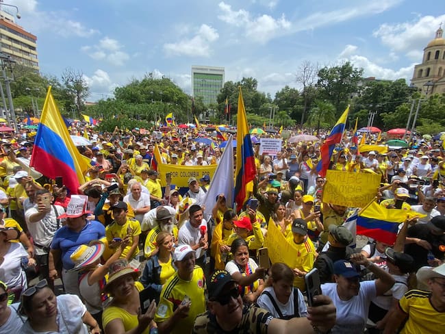 Masiva asistencia a la marcha del 21 de abril en Cúcuta.