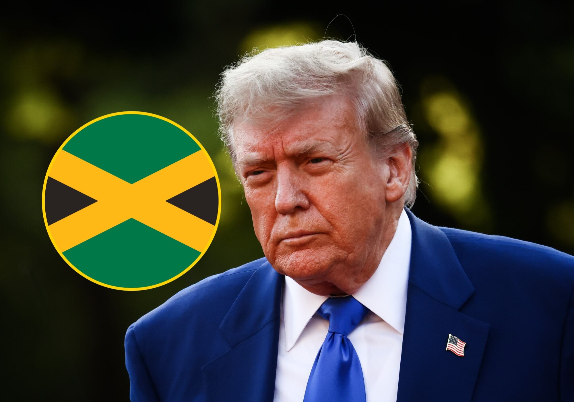 Donald Trump afirmó que “nunca” ha visto un huracán como Melissa y prometió ayuda para Jamaica. Foto: Getty Images.