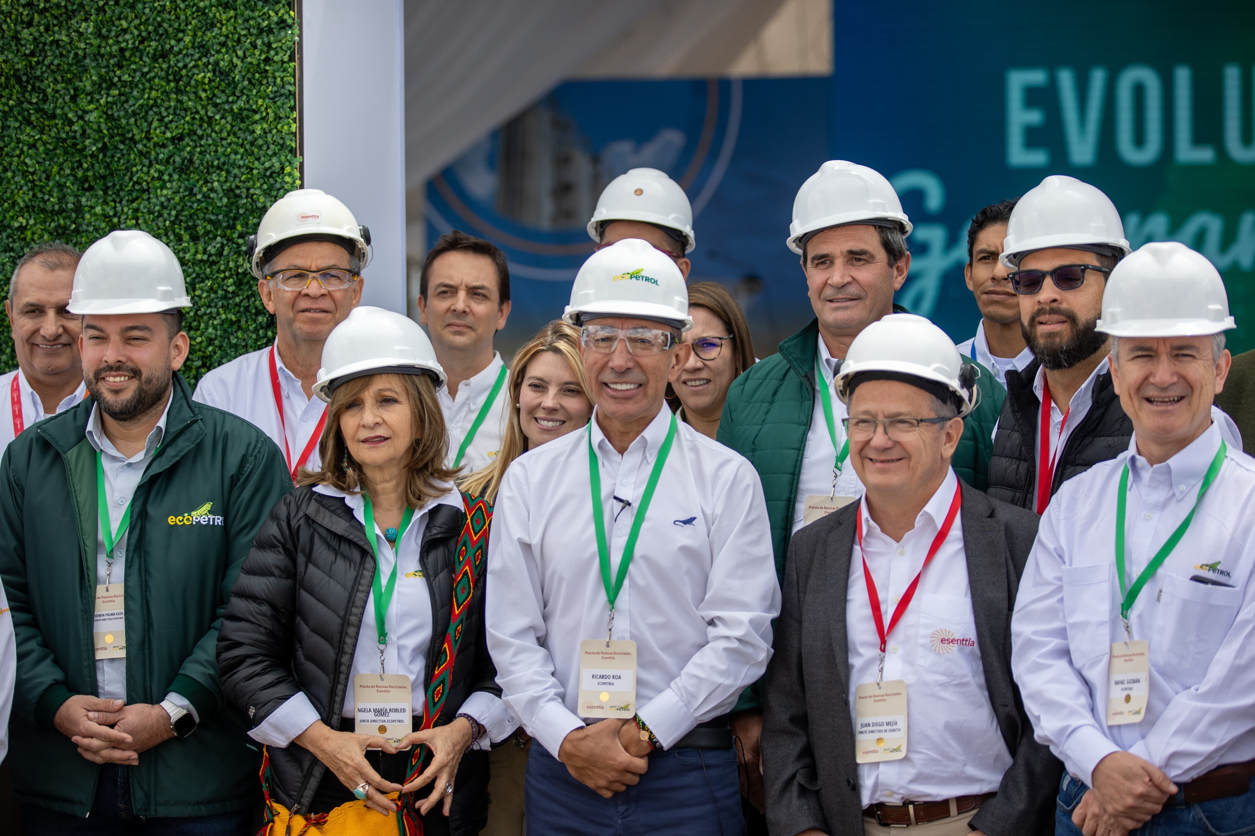 Esenttia le apuesta al reciclaje con la inauguración de primera planta en Tocancipá. Foto: Suministrada.