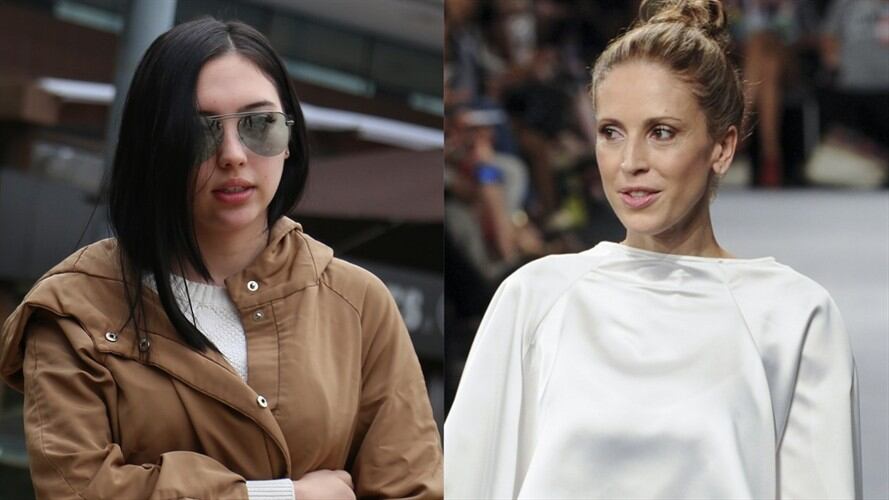 Aida Victoria Merlano, influencer colombiana, y Alejandra Azcárate, modelo y comediante. Foto: Colprensa - Álvaro Tavera / Colprensa