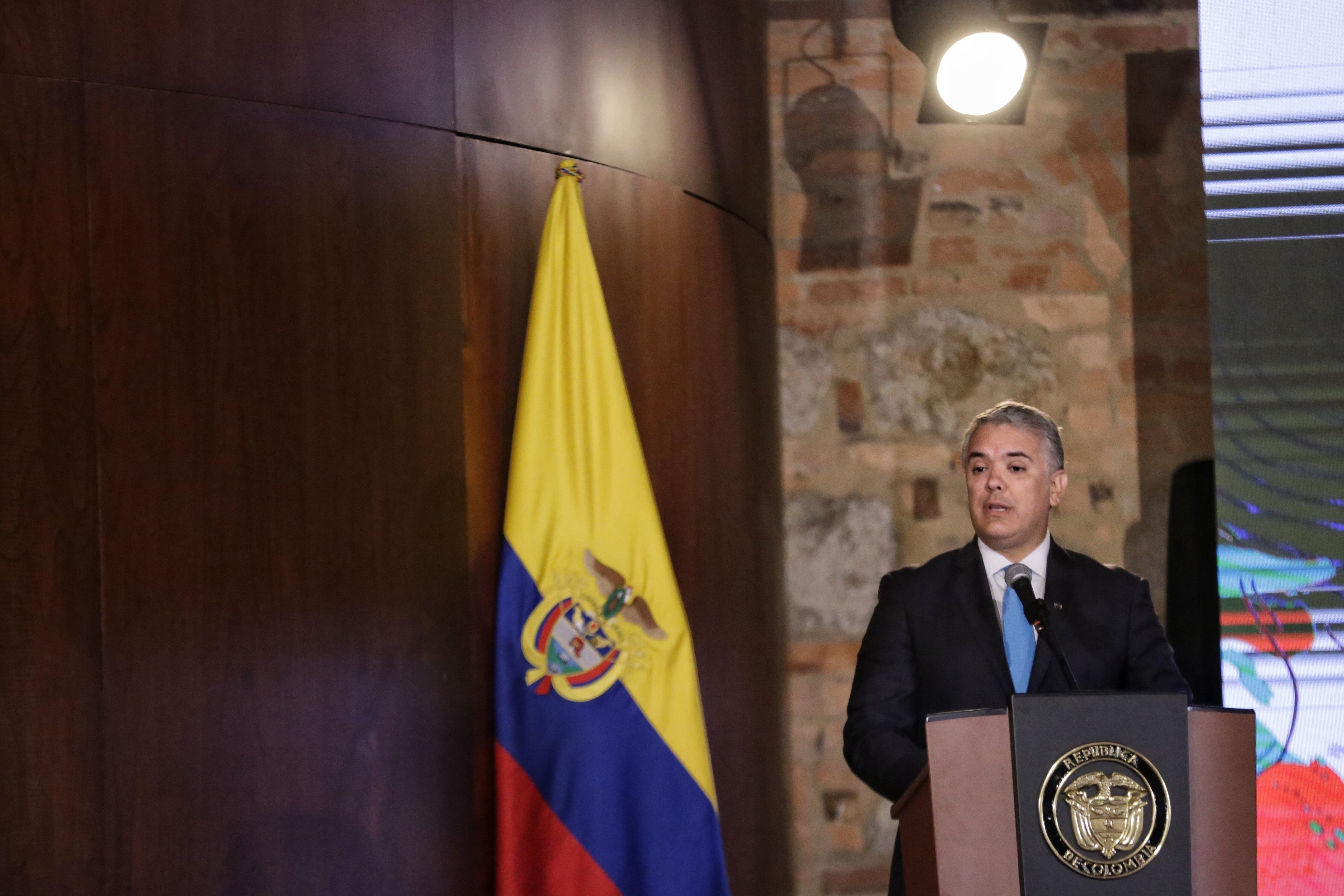 Imagen de referencia del presidente Iván Duque. Foto: Colprensa.
