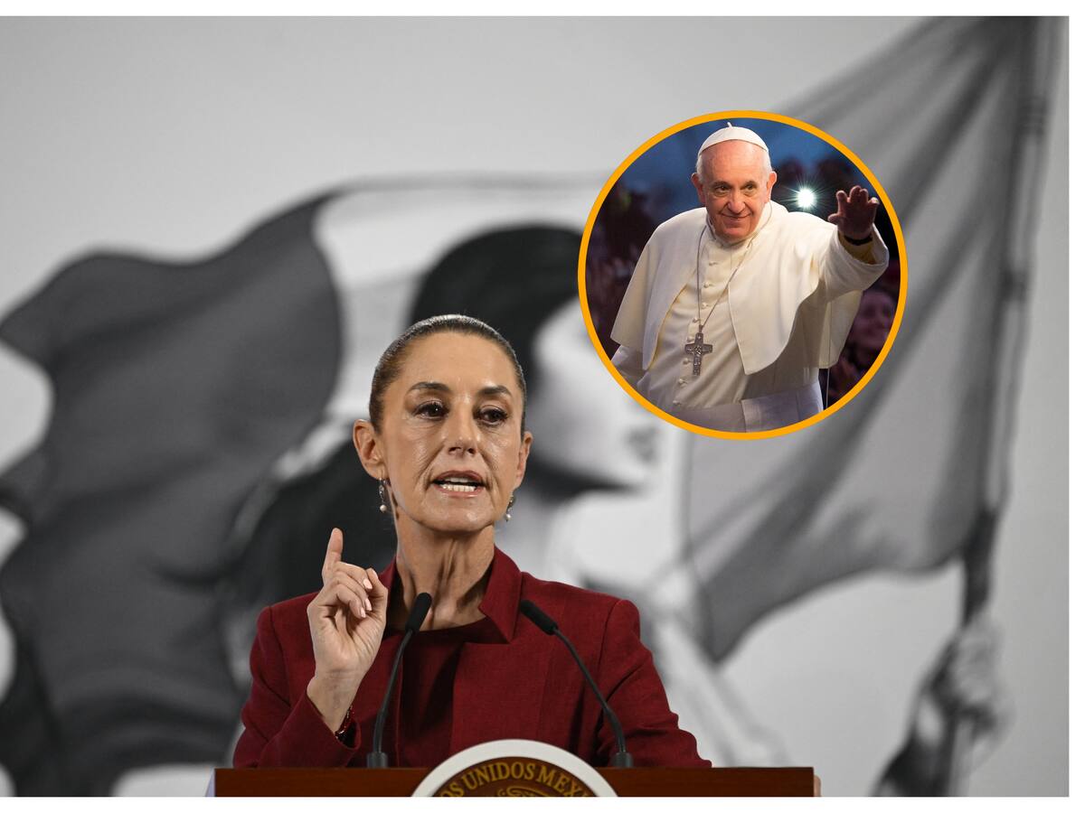Claudia Sheinbaum lamentó la muerte del papa Francisco: “humanista que optó por los pobres”
