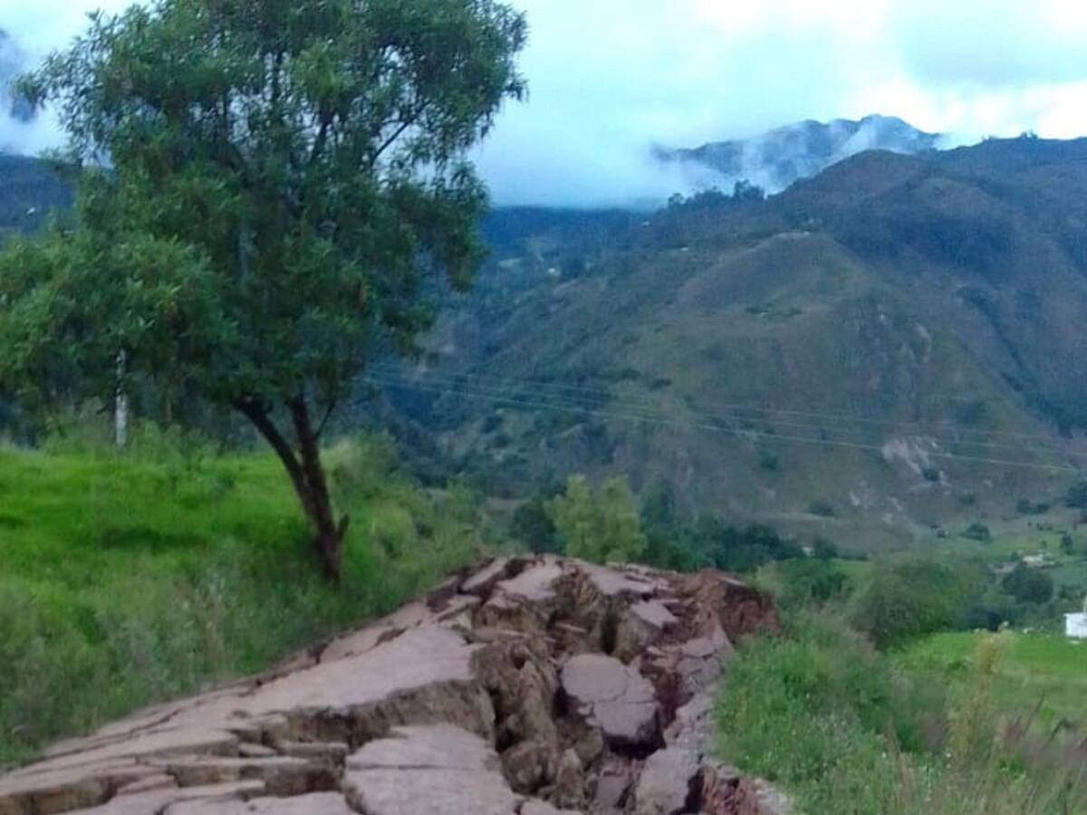 Sativanorte en calamidad pública por remoción en masa y vías afectadas