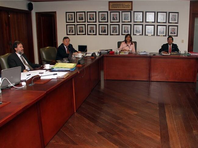 Sala administrativa del Consejo Superior de la Judicatura. Foto: Colprensa. (Luisa González).