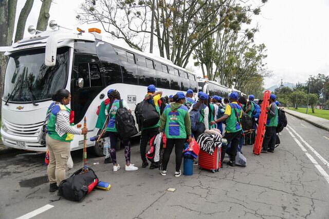 Movilización de comunidades afro en Bogotá. Foto:  (Colprensa - Catalina Olaya)