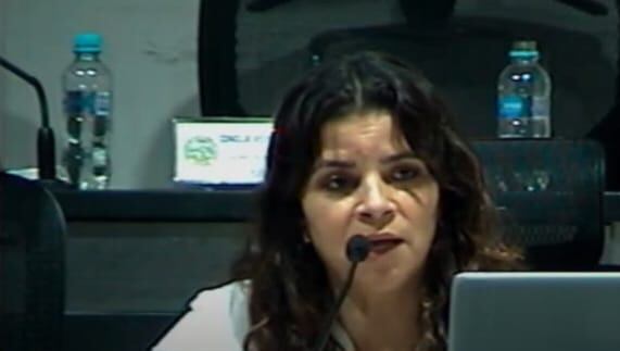 Gerente de Edurbe, María Verónica González