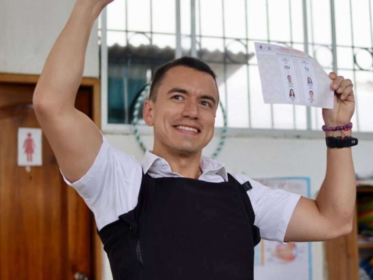 Daniel Noboa es el virtual ganador de las elecciones presidenciales en Ecuador