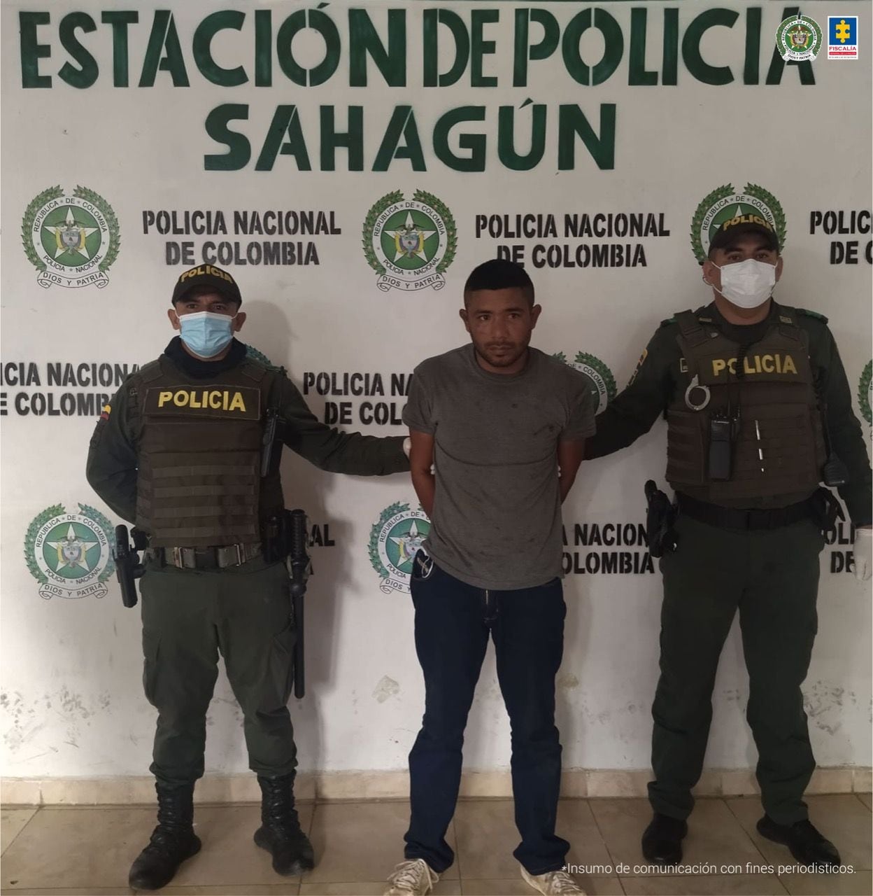 A la cárcel hombre investigado por la muerte de dos mujeres en Sahagún, Córdoba. Foto: Fiscalía.