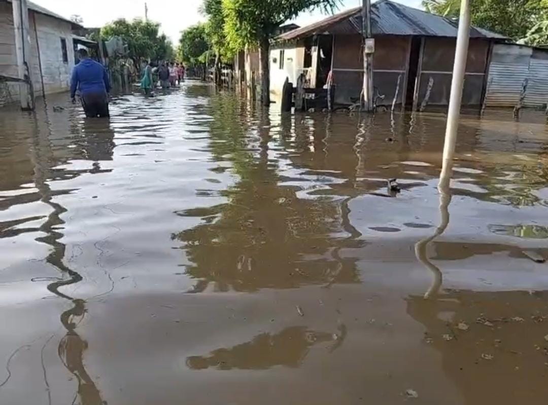 Inundaciones en Martinica, Montería. Foto: captura de video.