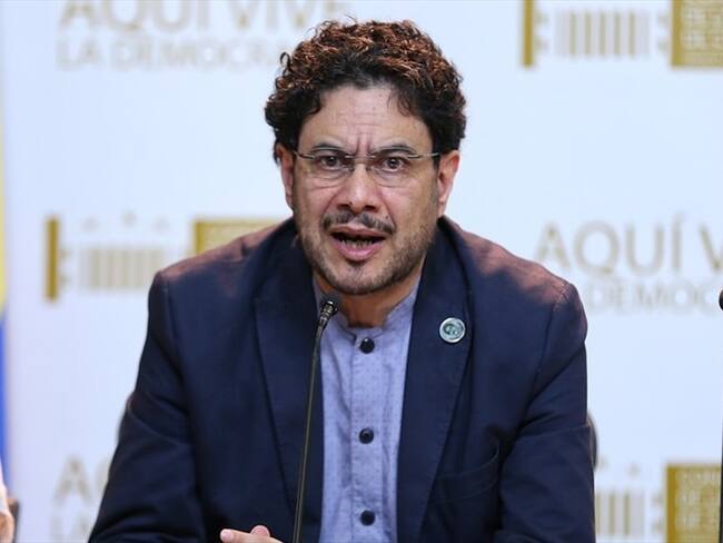 Senador Iván Cepeda. Foto: Colprensa - Álvaro Tavera