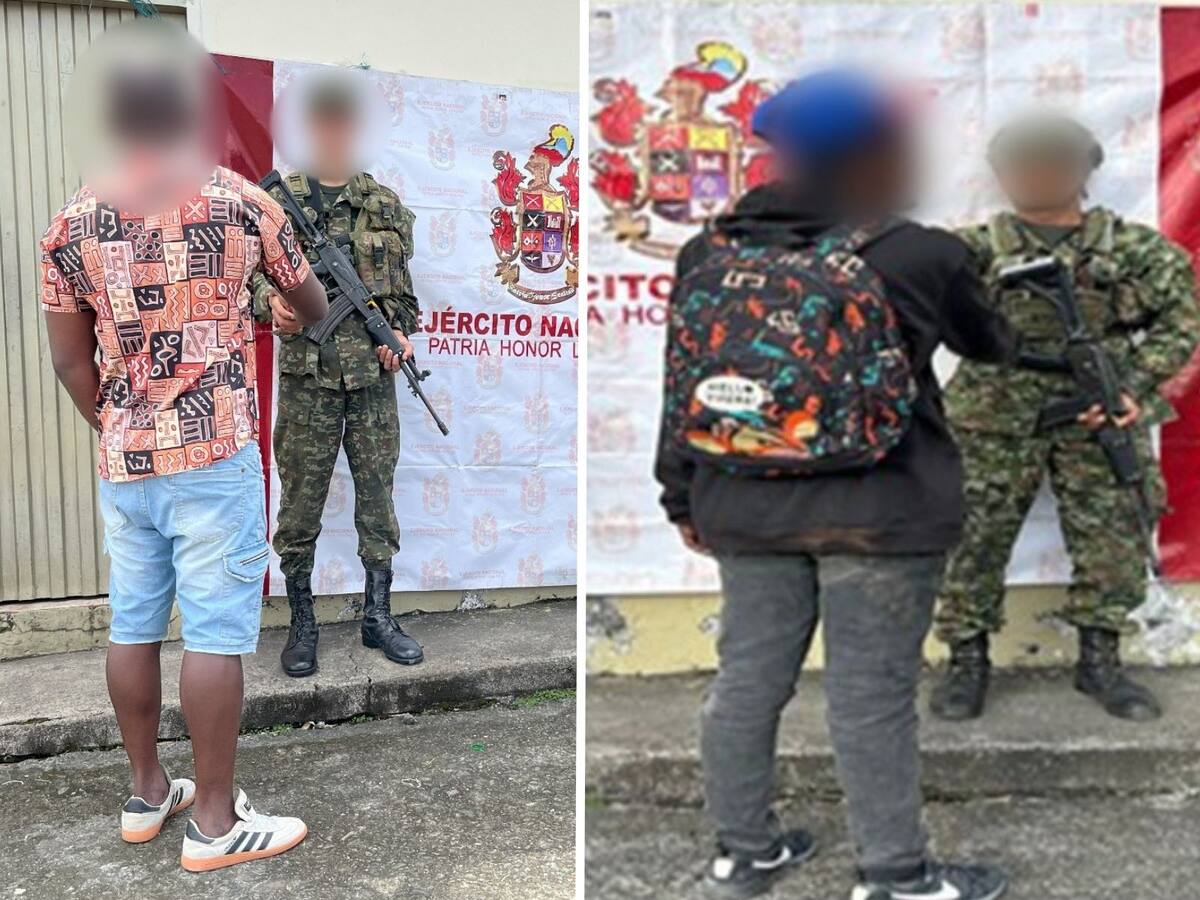 En Risaralda, dos integrantes del Clan del Golfo y el ELN decidieron someterse a la justicia