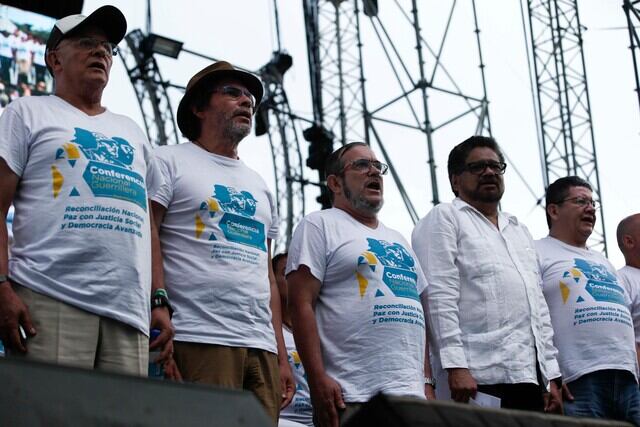 Secretariado exFarc. Foto: Colprensa