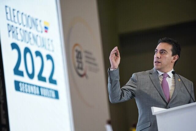 Registrador Alezander Vega. Foto. Colprensa - Sergio Acero