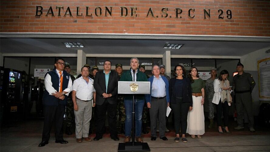 El mandatario expresó su rechazo por los hechos ocurridos el pasado fin de semana en los que perdieron la vida seis personas. Foto: Presidencia