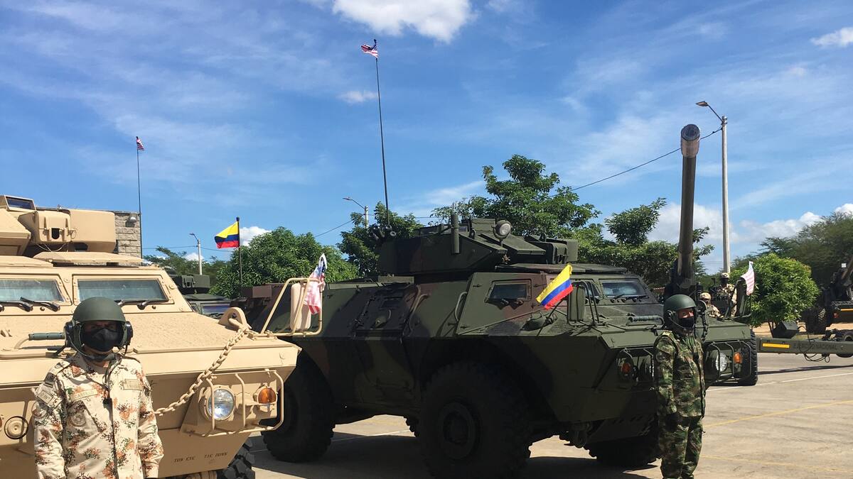 EE.UU. entrega 20 vehículos blindados para la seguridad de La Guajira y el Cesar