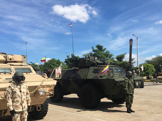 EE.UU. entrega 20 vehículos blindados para la seguridad de La Guajira y el Cesar. Foto: Cortesía Ministerio de Defensa