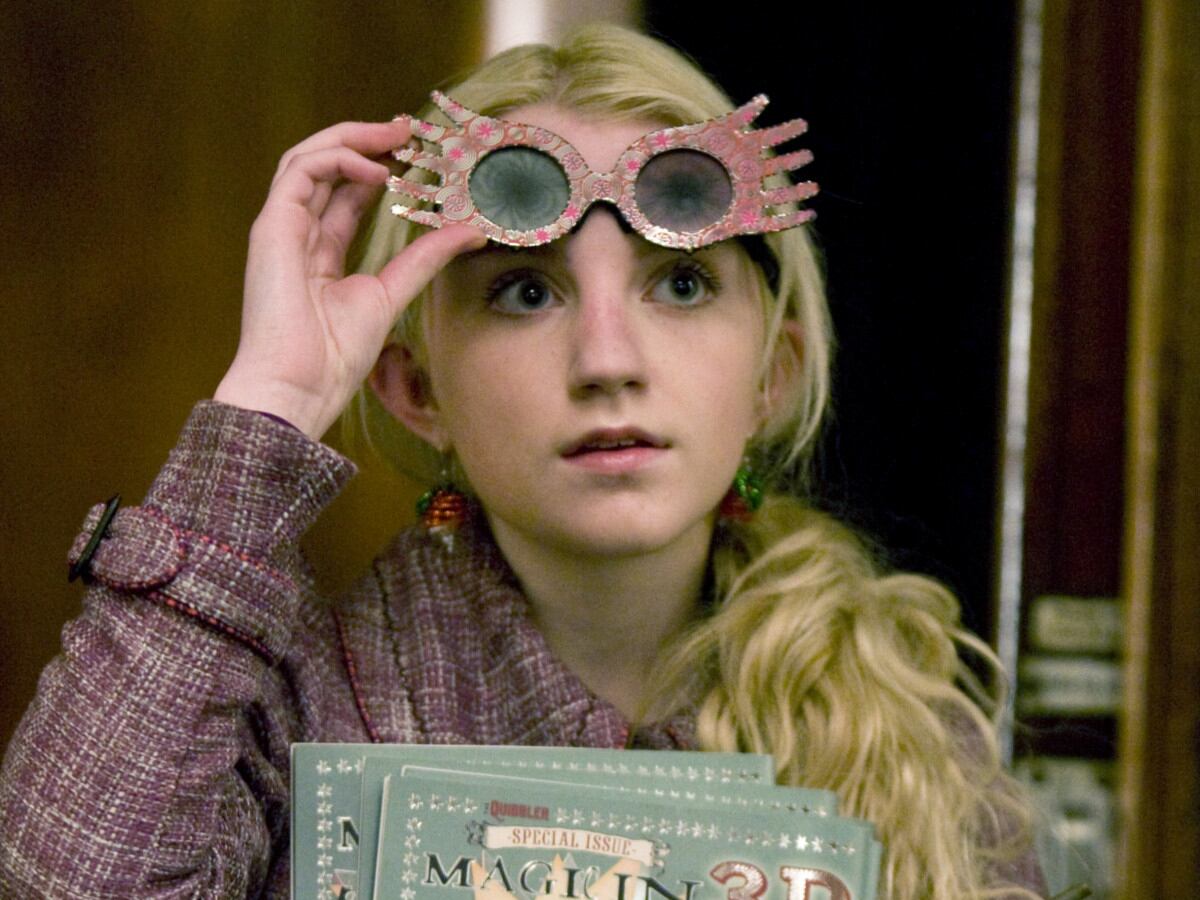 Evanna Lynch como Luna Lovegood en Harry Potter. Foto: Proporcionada por GJ Comunicaciones