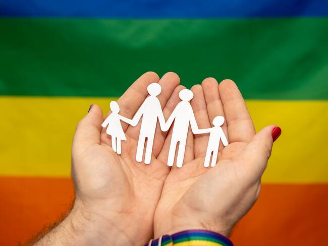 Imagen de referencia de familia homoparental. Foto: Getty Images