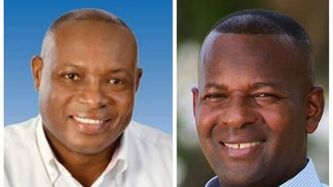 Heriberto Arrechea y Elías Larrahondo Carabalí, candidatos a la Gobernación del Cauca . Foto: Prensa Elías Larrahondo y Heriberto Arrechea