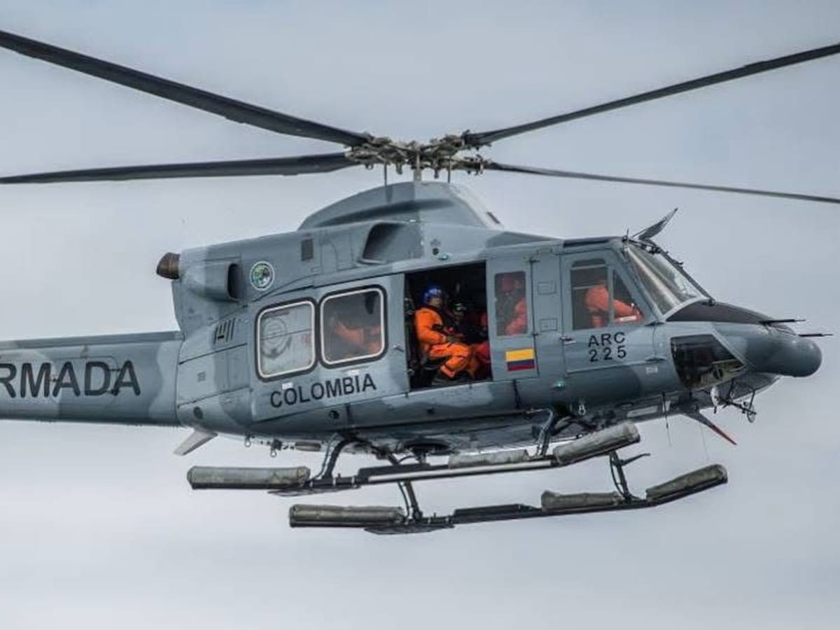 Un helicóptero de la Armada Nacional tuvo un accidente, un suboficial murió