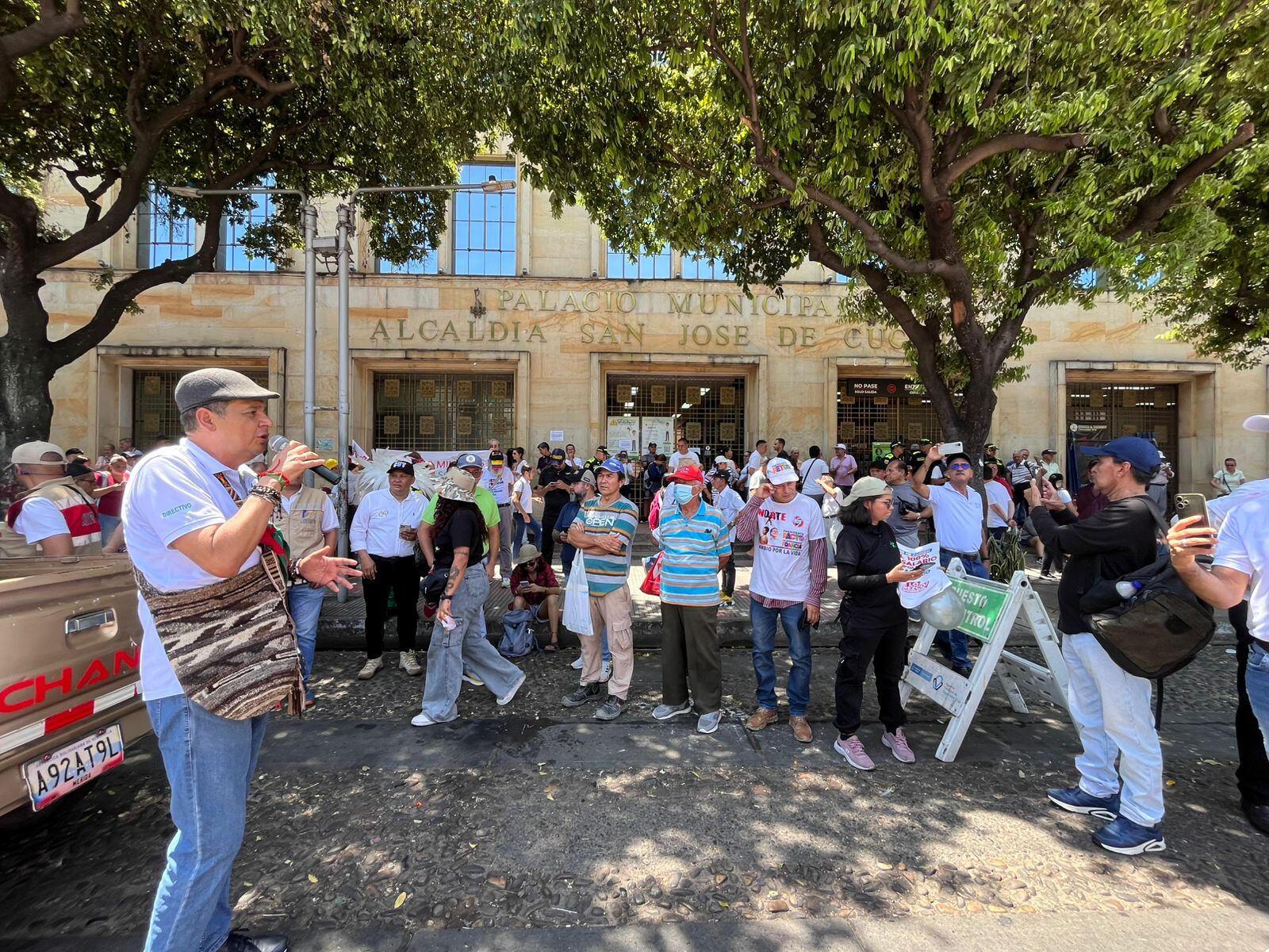 Movilización en Cúcuta en apoyo al gobierno nacional. / Foto: W Radio Cúcuta.
