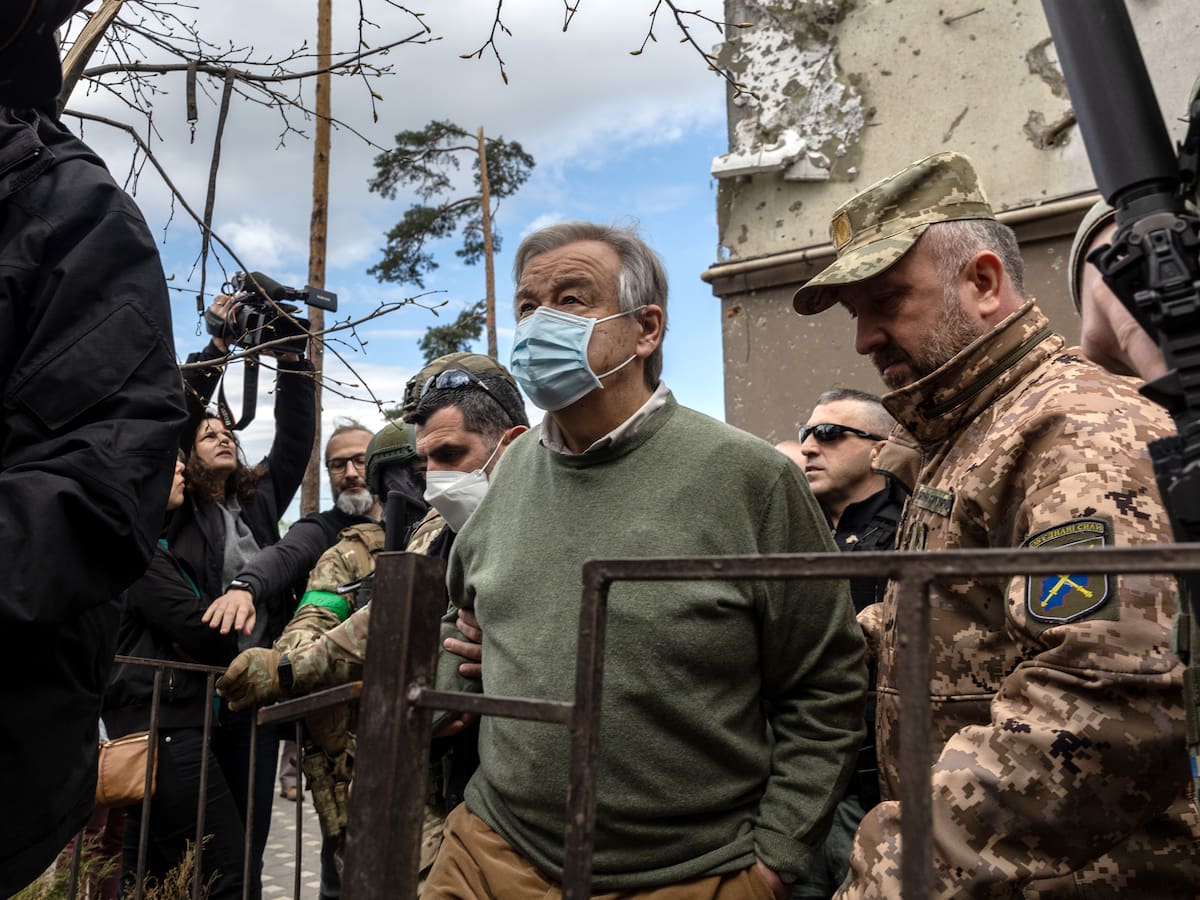 Secretario general de la ONU insta a Rusia a colaborar en la investigación de crímenes de guerra