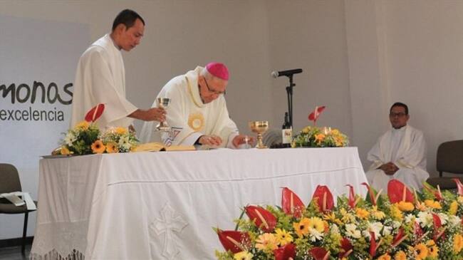 Falleció Monseñor Darío Molina Jaramillo en Medellín . Foto:@UPBMONTERIA