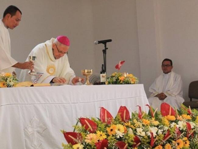 Falleció Monseñor Darío Molina Jaramillo en Medellín . Foto:@UPBMONTERIA