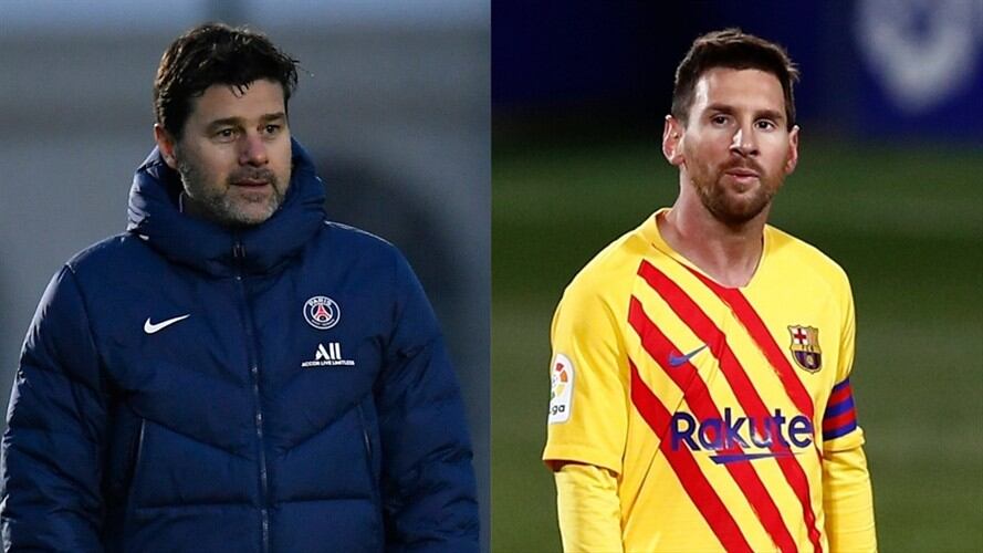 El guiño de Pochettino a Messi para que fiche por el PSG. Foto: Getty Images: Aurelien Meunier - PSG / Eric Alonso