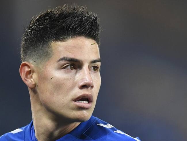 James Rodríguez vuelve a la convocatoria del Everton. Foto: Peter Powell - Pool/Getty Images