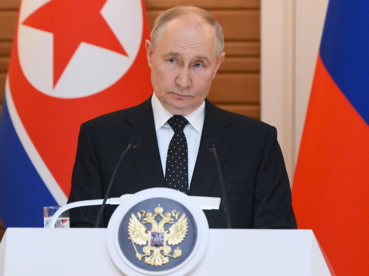 Putin se despidió de Corea del Norte con un concierto y una recepción oficial de Kim