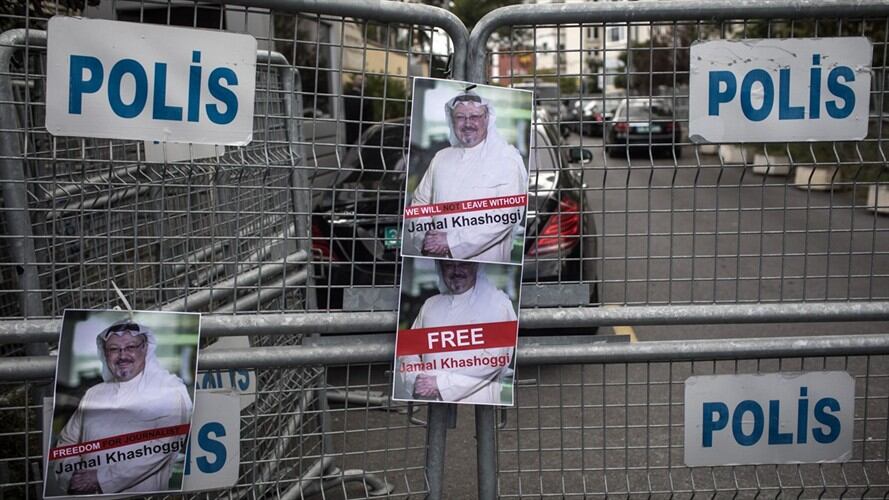Khashoggi, colaborador del Washington Post y residente en Estados Unidos fue asesinado en octubre por agentes sauditas en el consulado de Arabia en Estambul. Foto: Getty Images