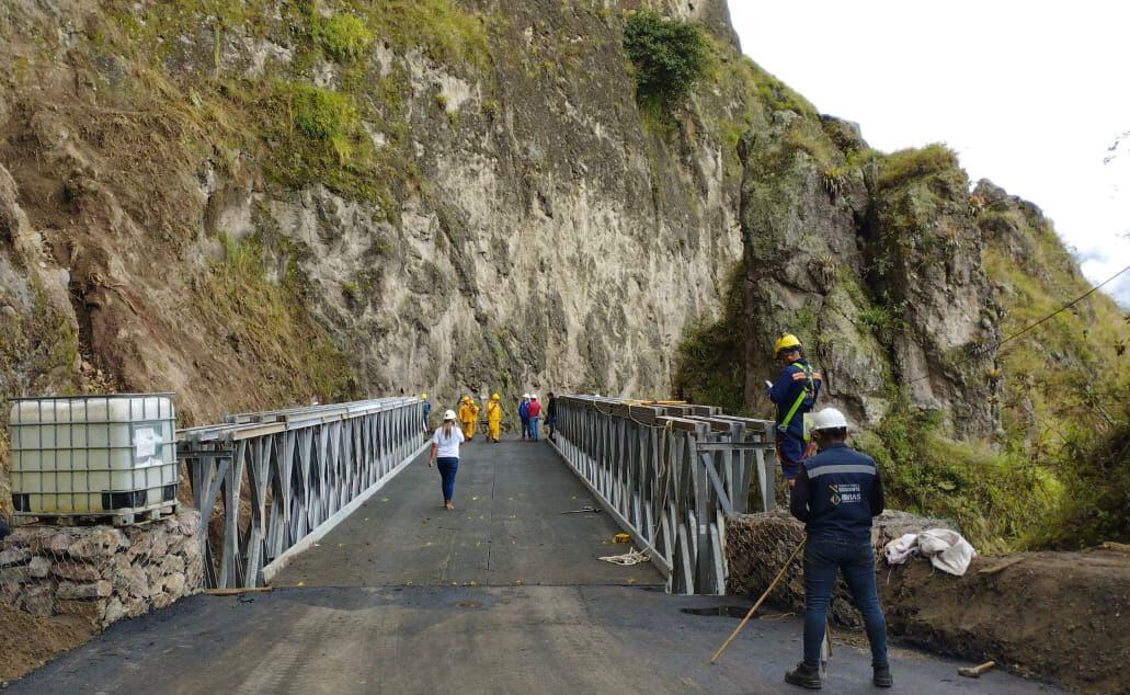 Habilitado el paso por el corredor Pasto – Mojarras, uno de los más afectados por la ola invernal / FOTO: Invias