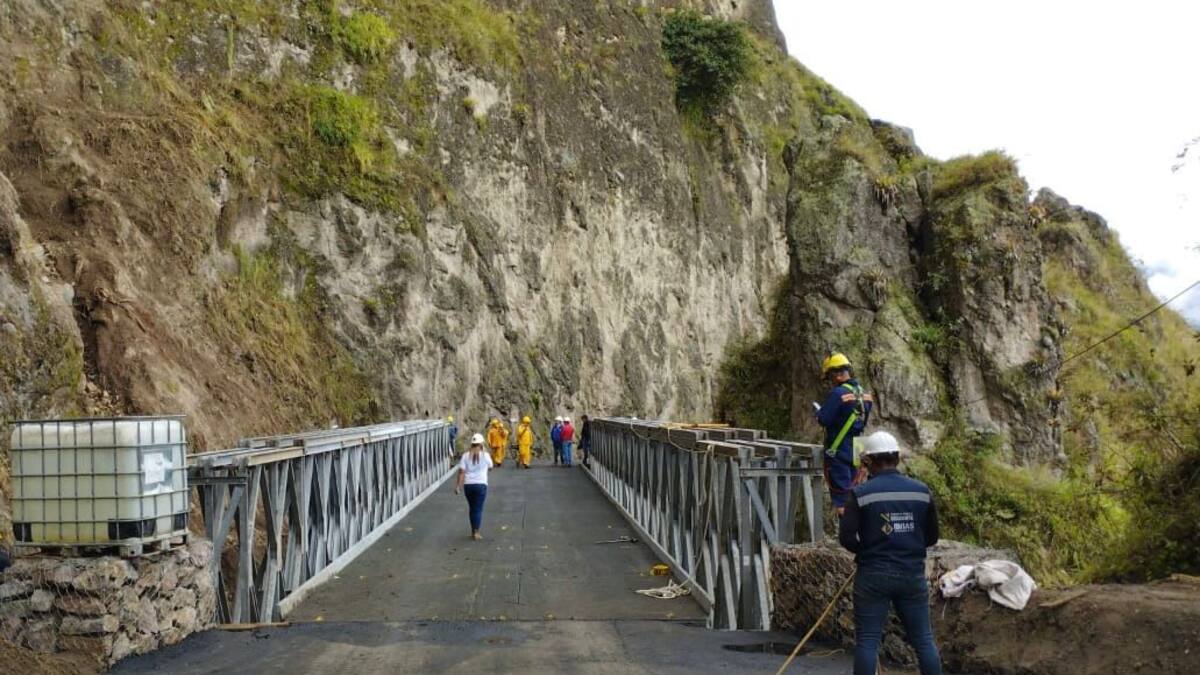 Habilitan el paso por el corredor Pasto – Mojarras, afectado por la ola invernal