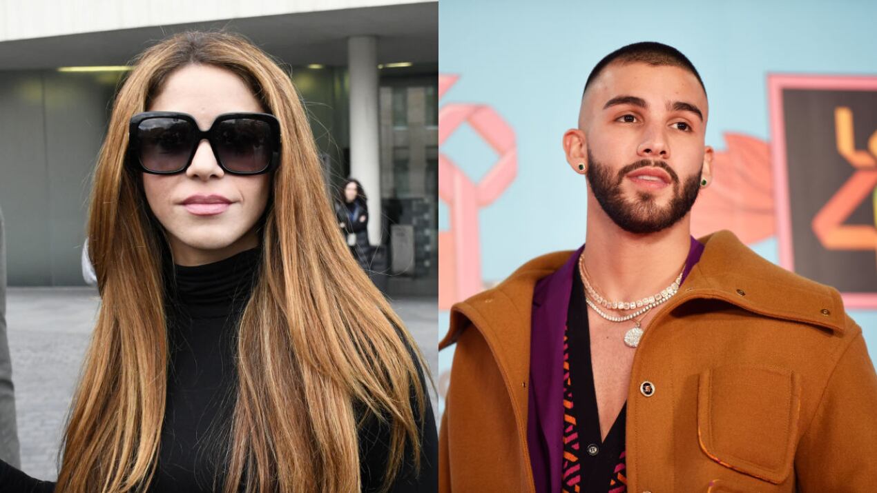 Shakira y Manuel Turizo. Foto: Getty Images.