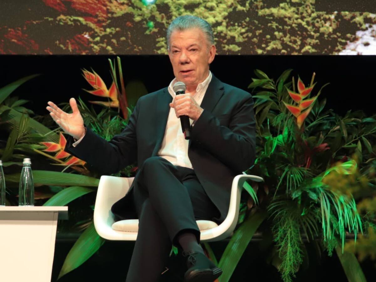 Expresidente Juan Manuel Santos criticó el papel del actual Gobierno con la biodiversidad