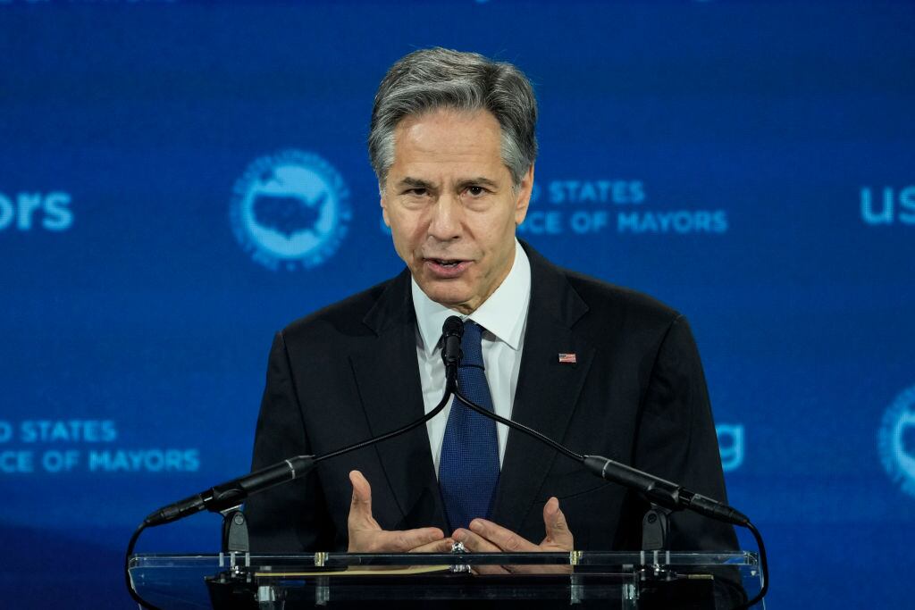 Antony Blinken. (Photo by Drew Angerer/Getty Images)