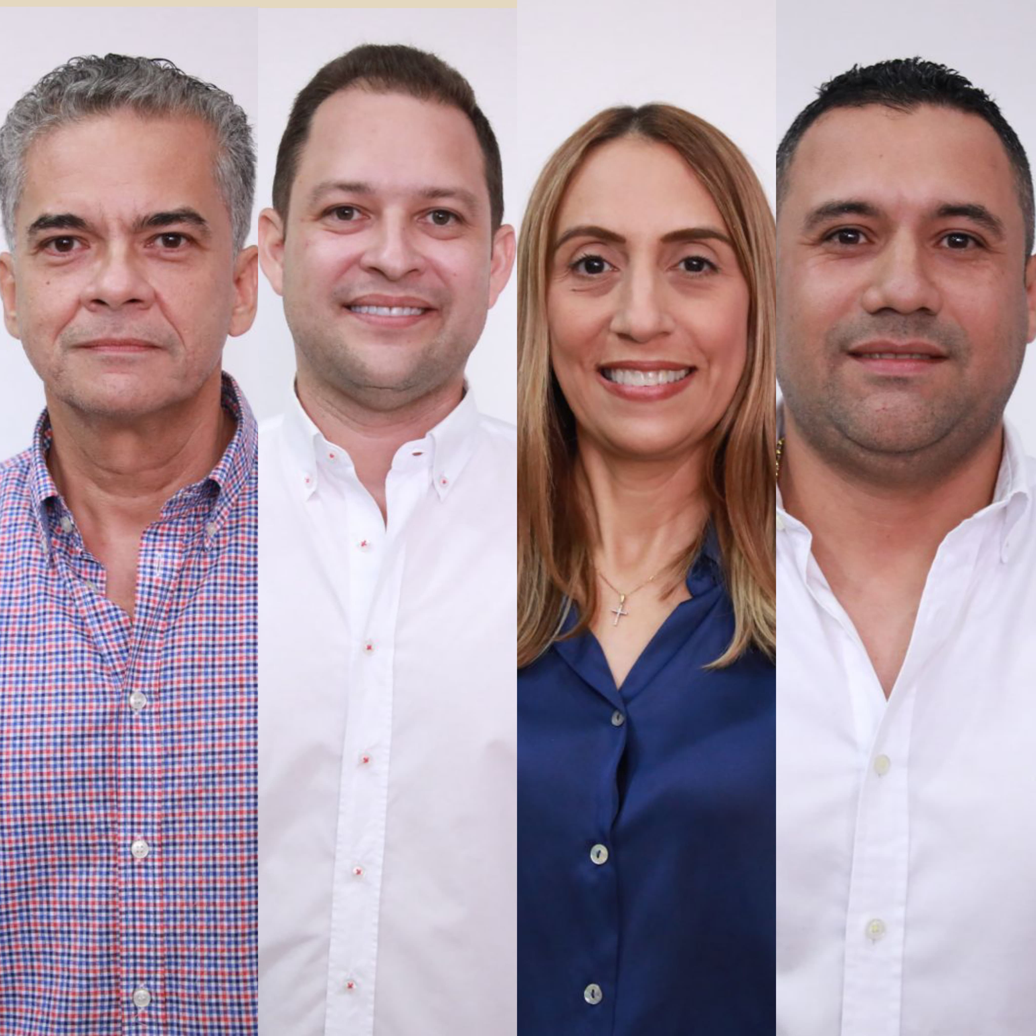 Alejandro Espinosa, Gabriel Méndez, Emma Gómez y Calixto Acosta. Foto: suministrada a La W.