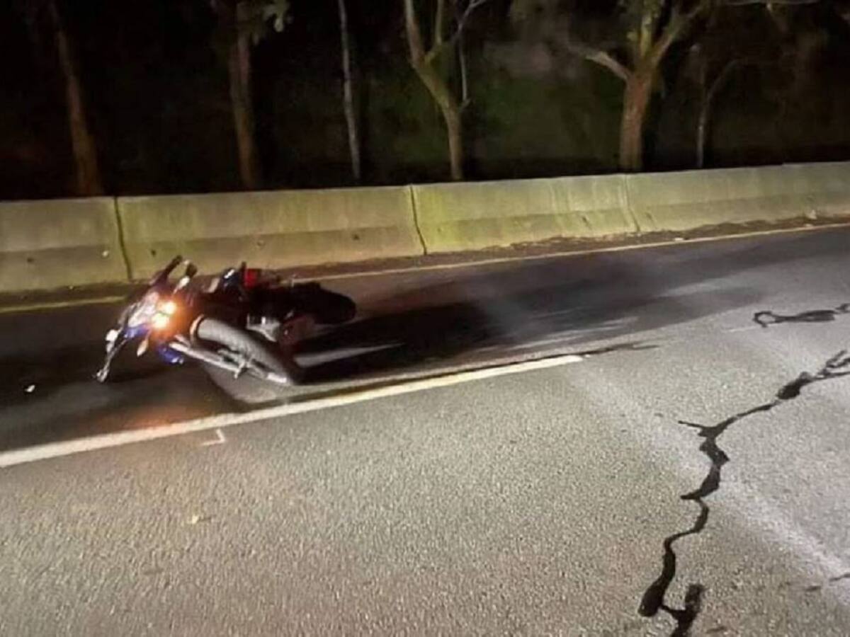 Dos jóvenes muertos en accidente en la vía Chinchiná - Manizales