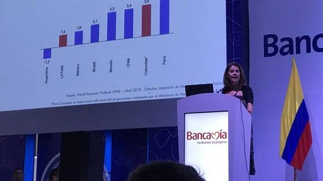 "Hay muchos titulares que sí invitan al pesimismo", dijo la vicepresidenta. Foto: @Asomicrofinanzas