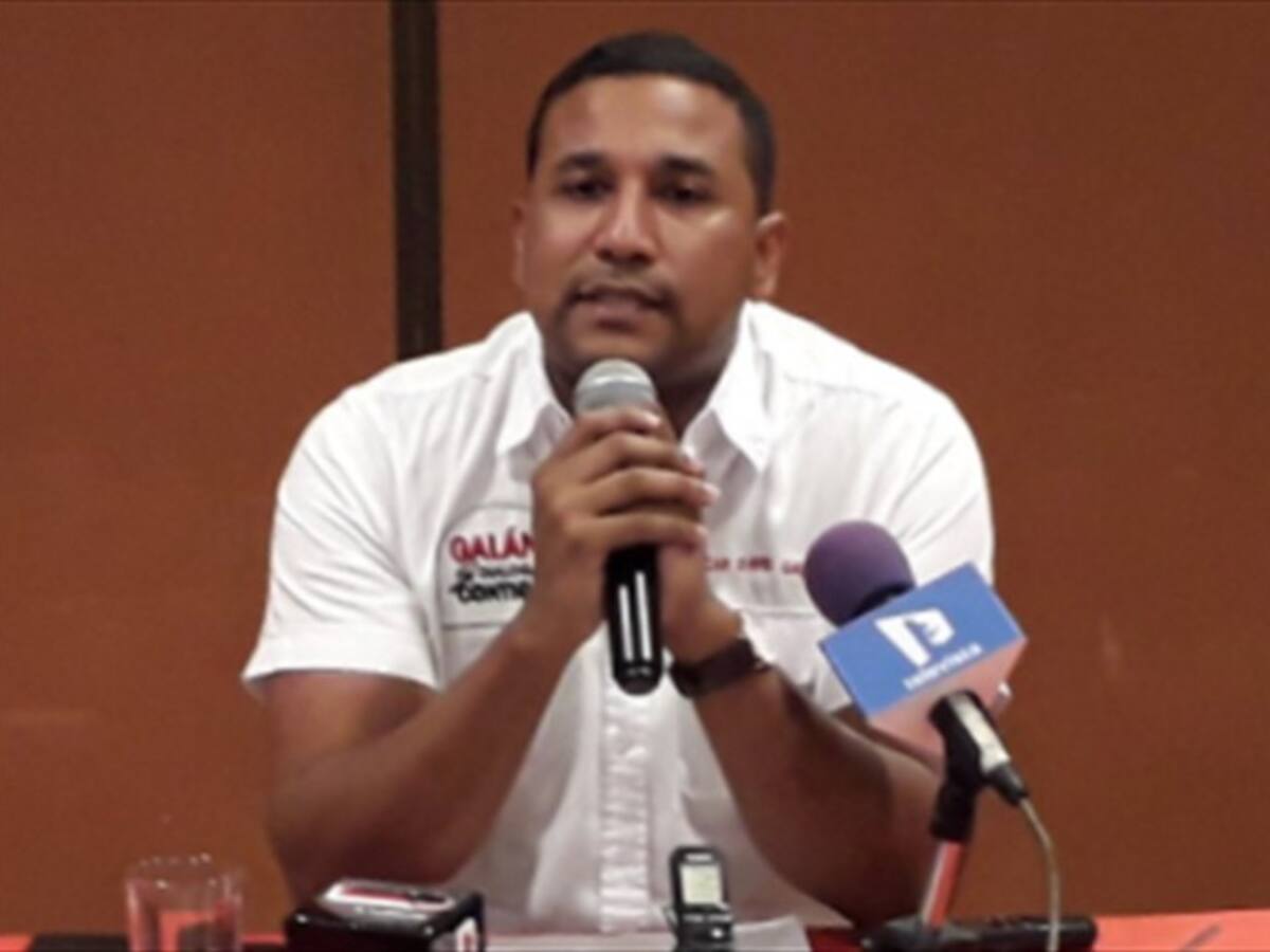 Oscar David Galán continúa su carrera a la Gobernación del Atlántico