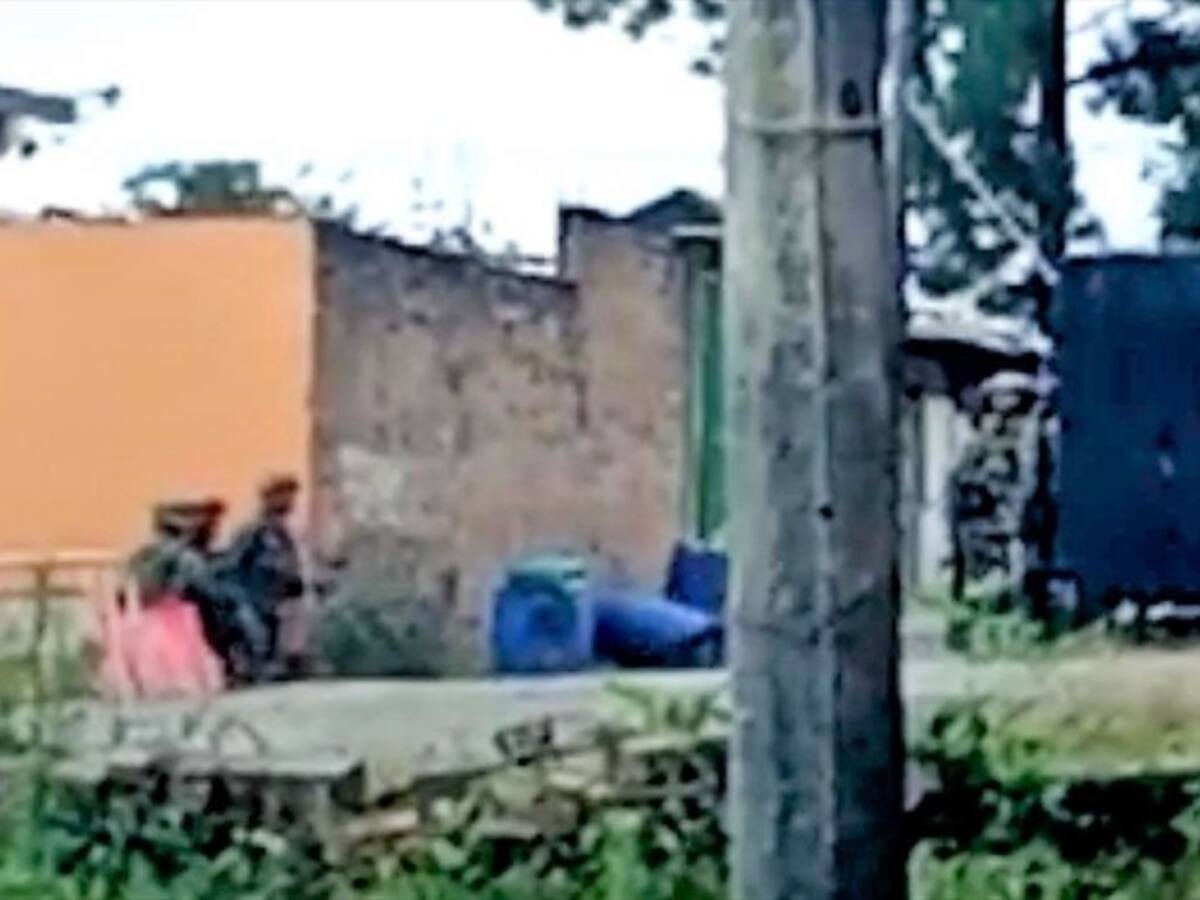 Disidencias de las Farc hostigaron a la Fuerza Pública en Caldono, Cauca